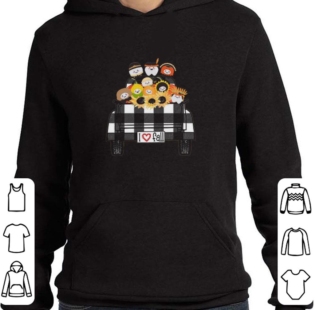 I Love Fall Tooth Sunflower native shirt