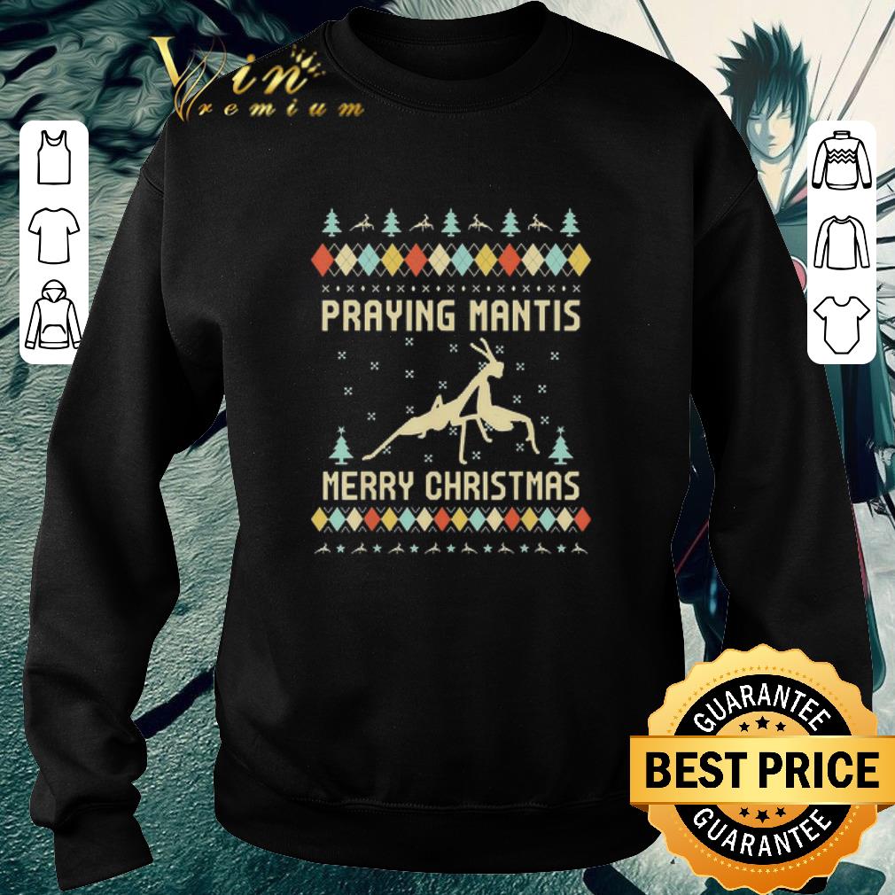 Top Praying Mantis Ugly Christmas shirt