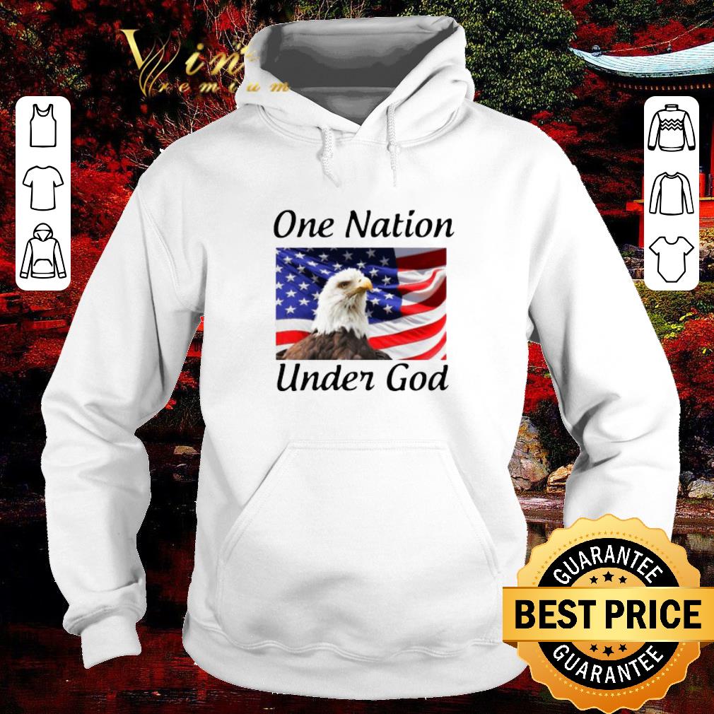 Funny Eagle One Nation Under God American Flag shirt