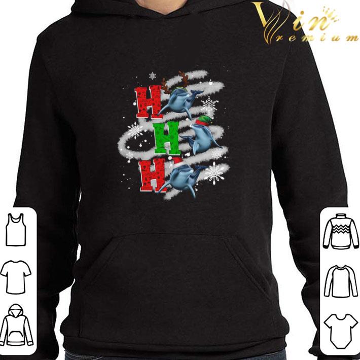 Dolphin Reindeer Ho Ho Ho Merry Christmas Sweater shirt
