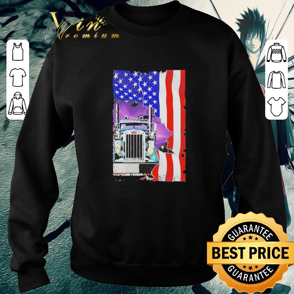 Hot Trucker American Flag shirt