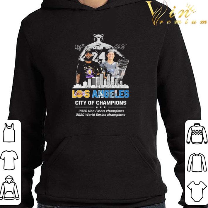 Los Angeles Lakers And Los Angeles Dodgers City Of Champion 2020 shirt