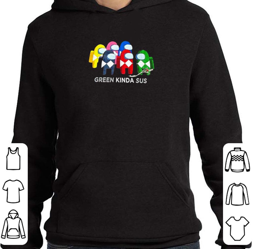 Gamer Among us green Kinda sus shirt