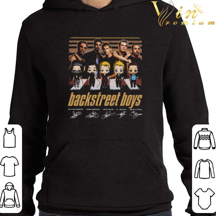 Backstreet Boys Chibi Signatures shirt 3 Backstreet Boys Chibi Signatures shirt