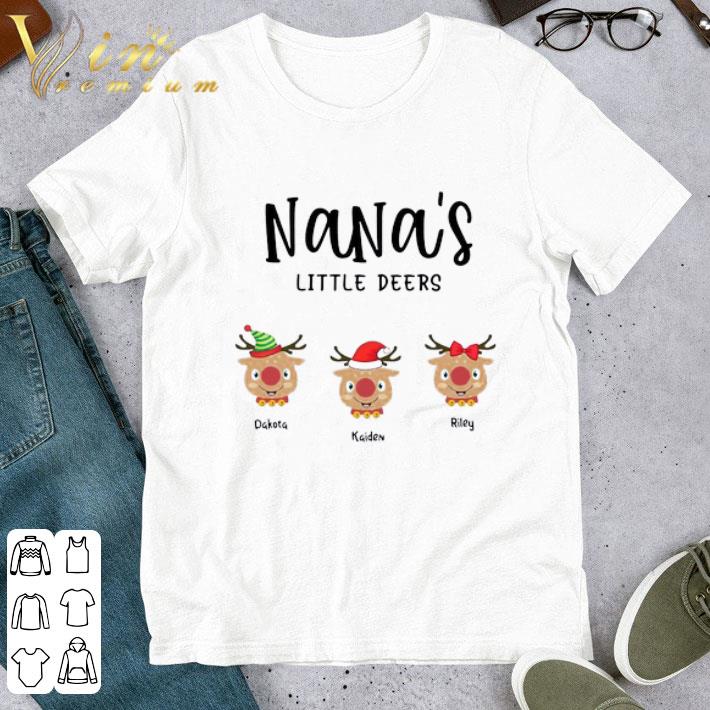 Personalized Nana’s Little Love Wooden Art – Custom Goose Family with Kids Names – Grandma Gift from Grandkids - Nana's Little Love