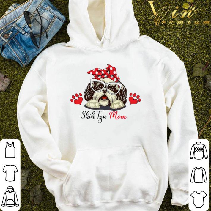 Shih Tzu Mom Bow Head Scarf shirt