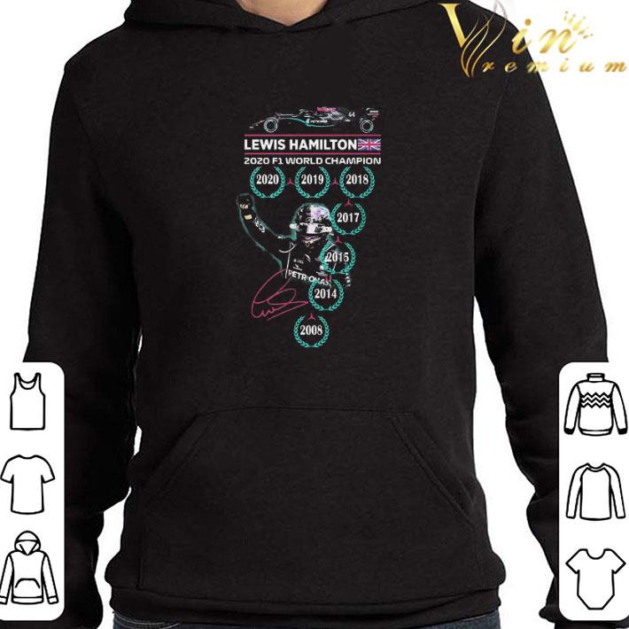 Lewis Hamilton 2020 F1 World Champion shirt
