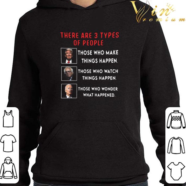 Donald Trump Vs Joe Biden Vs Bernie Sanders Funny Election shirt
