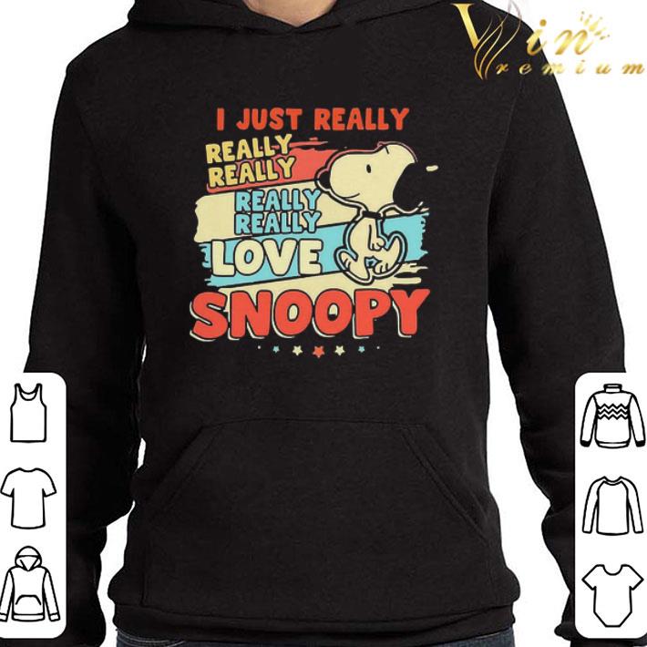 I Just Really Really Really Really Love Snoopy shirt