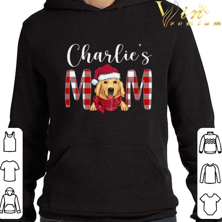 Golden Retriever Charlie’s Mom Christmas shirt