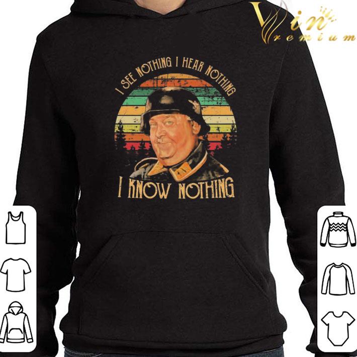 John Banner I See Nothing I Hear Nothing I Know Nothing Vintage shirt 3 John Banner I See Nothing I Hear Nothing I Know Nothing Vintage shirt