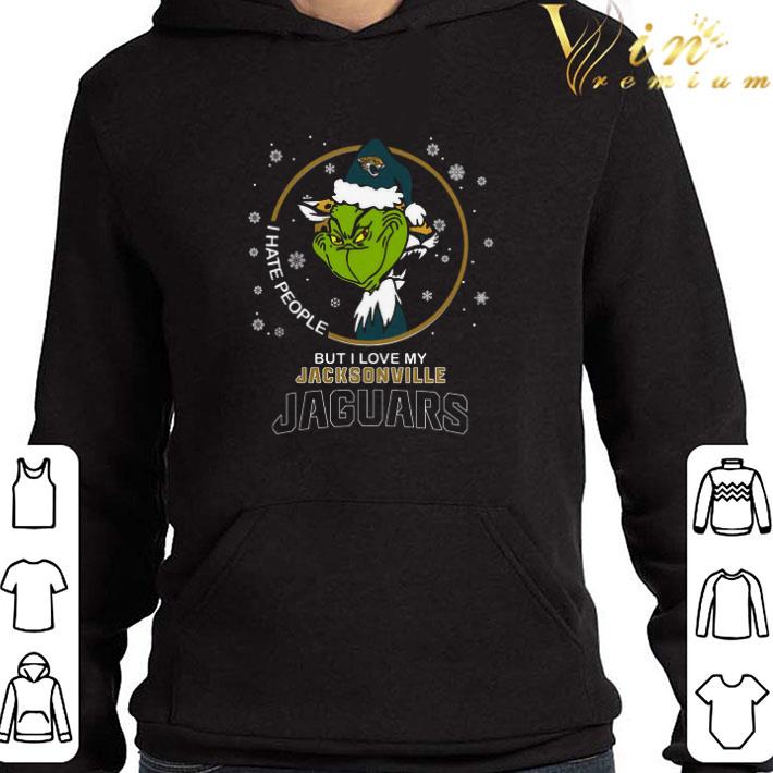 I Hate People But I Love My Jacksonville Jaguars Grinch shirt