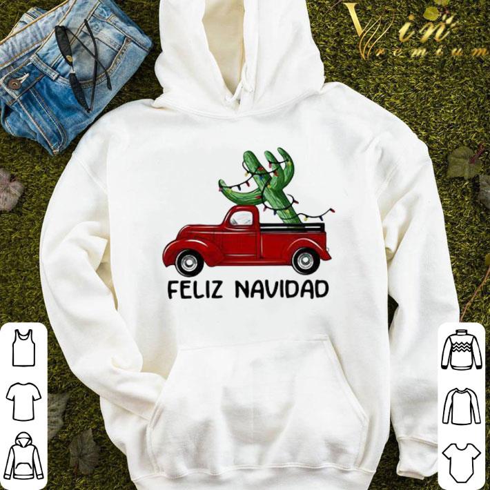 Christmas Red Truck Feliz Navidad shirt