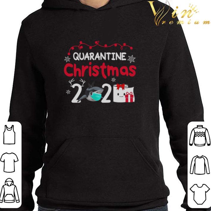 Quarantine Christmas 2020 Shark Mask Toilet Paper Sweater shirt
