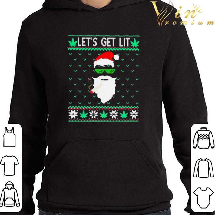 Santa Claus let’s get lit ugly Christmas sweater
