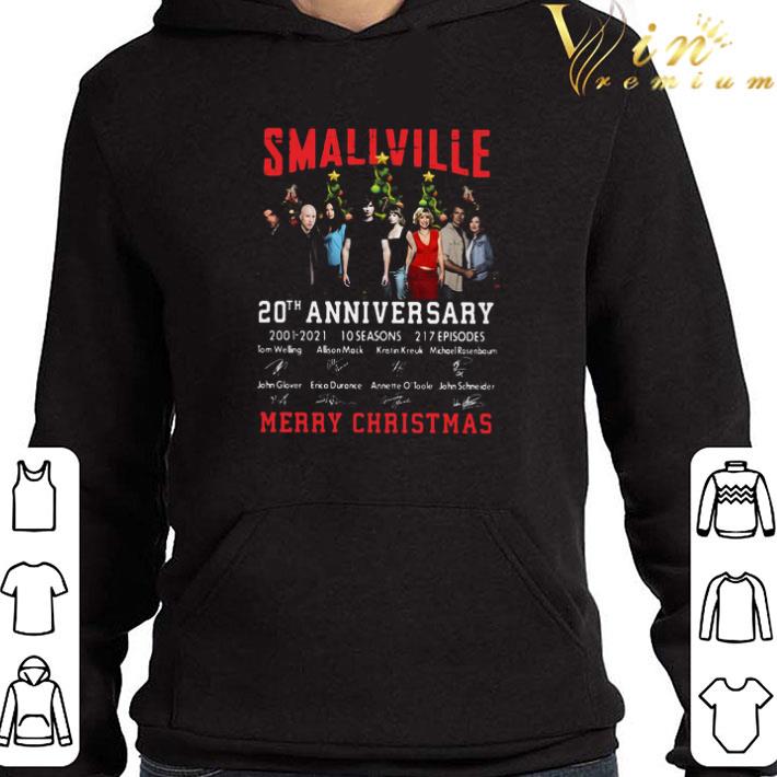Smallville 10th Anniversary 2001 2021 Merry Christmas Signatures shirt
