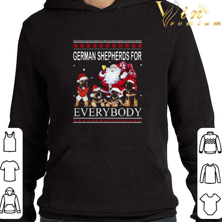 German Shepherds For Everybody Santa Claus Ugly Christmas sweater