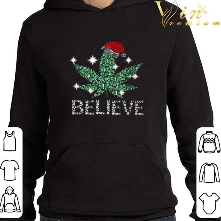 Santa Weed Believe Christmas sweater
