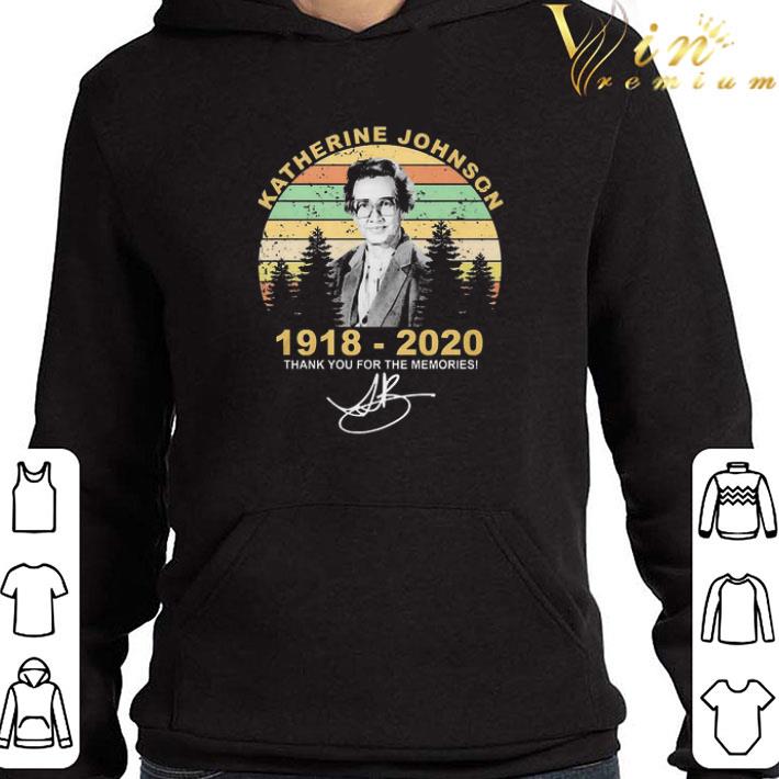 Katherine Johnson 1918 2020 Thank You For The Memories Vintage shirt