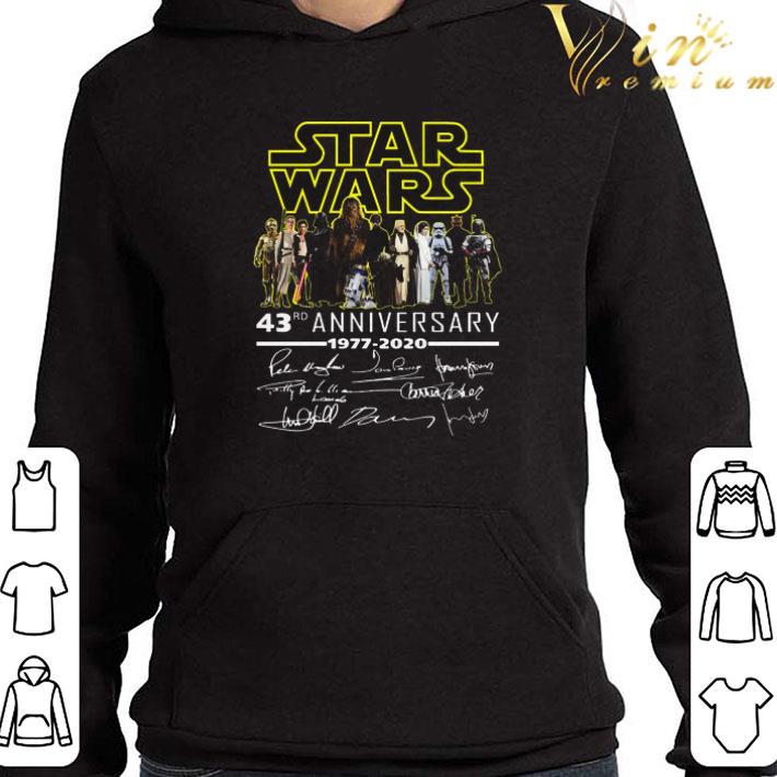 Star Wars 43rd Anniversary 1977 2020 Signatures shirt