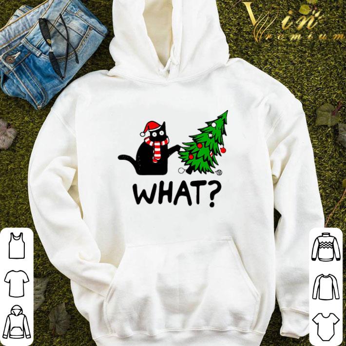 Black Cat Christmas What shirt