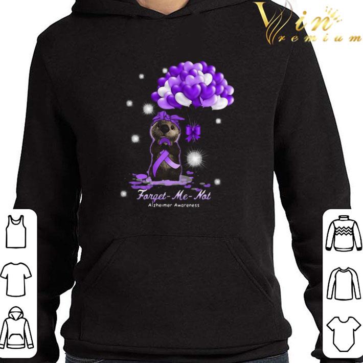Sloth Forget Me Not Alzheimer Awareness shirt