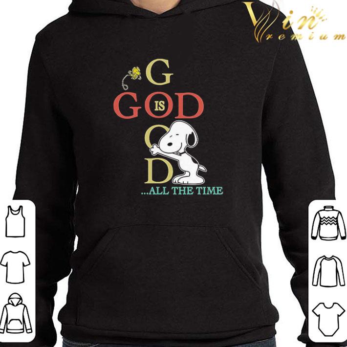 Snoopy And Woodstock God Is Good All The Time shirt