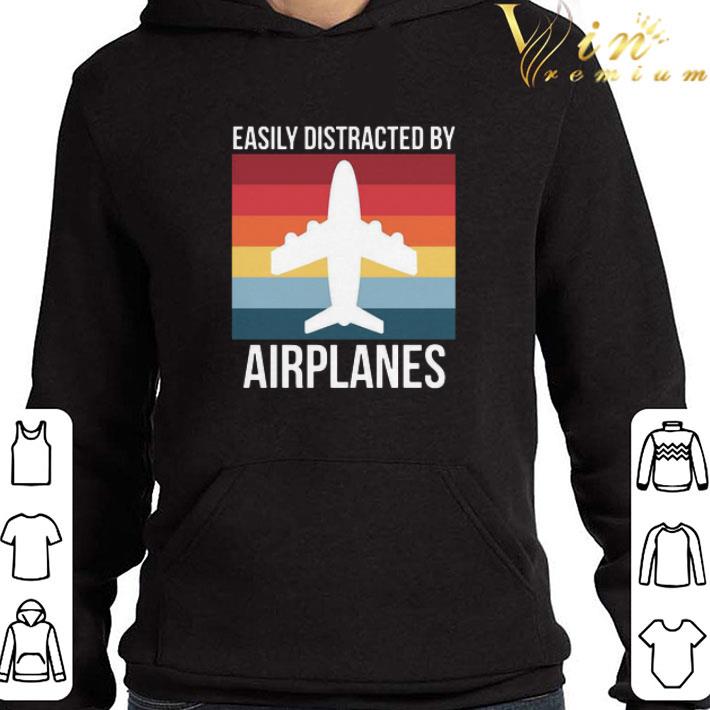 Easily Distracted By Airplanes Vintage shirt