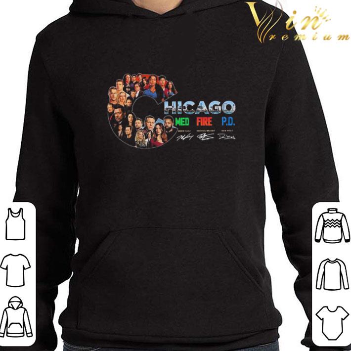Chicago Med Fire PD Signatures shirt