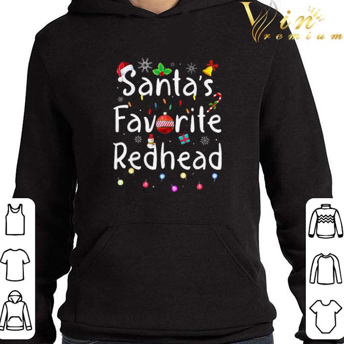 Santa’s Favorite Redhead Christmas shirt