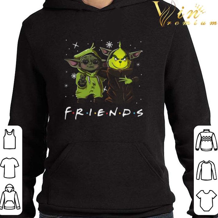 Friends Baby Yoda and Grinch Disney shirt