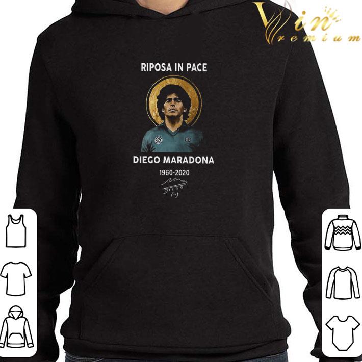 Riposa In Pace RIP Diego Maradona 1960-2020 Signature shirt