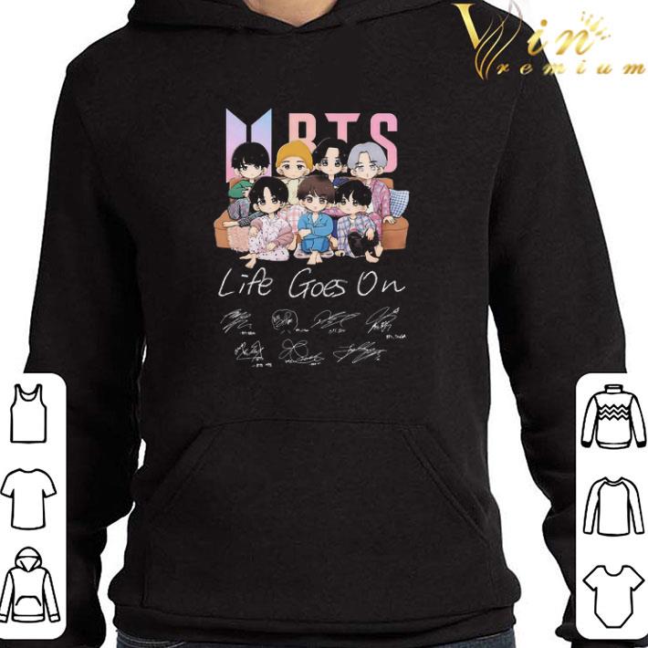 BTS Life Goes On Signatures shirt
