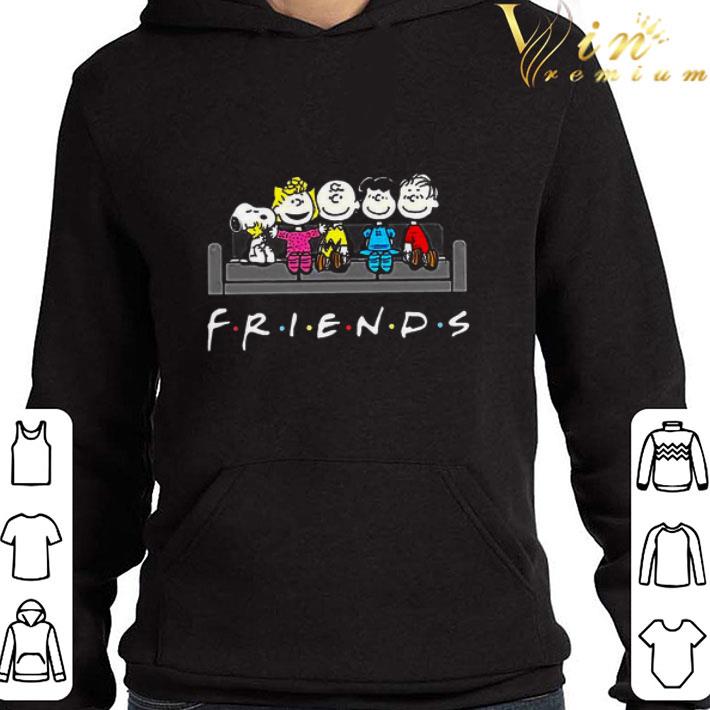 Friends Sofa Peanuts Characters Snoopy Charlie Brown Woodstock shirt