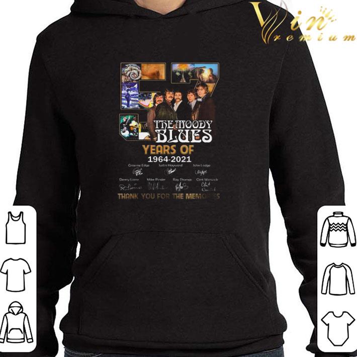 The Moody Blues 57 Years Of 1964-2021 signatures shirt