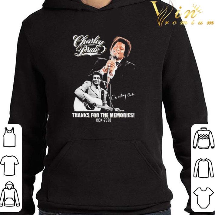 Charley Pride Thank For The Memories 1934 2020 Signature shirt