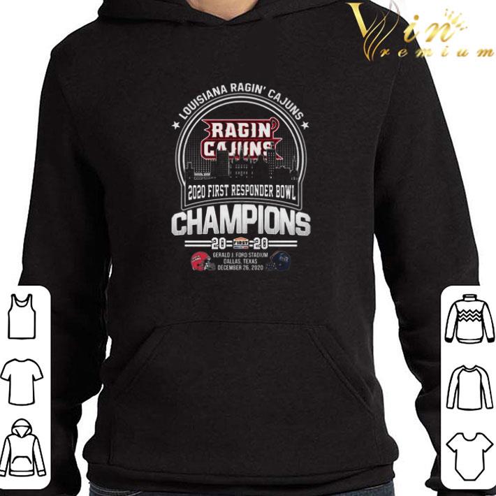 2020 Louisiana Ragin Cajuns First Responder Bowl Champions 2020 shirt