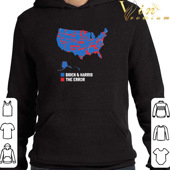 Blue Biden And Harris Vs Red The Error American Map shirt