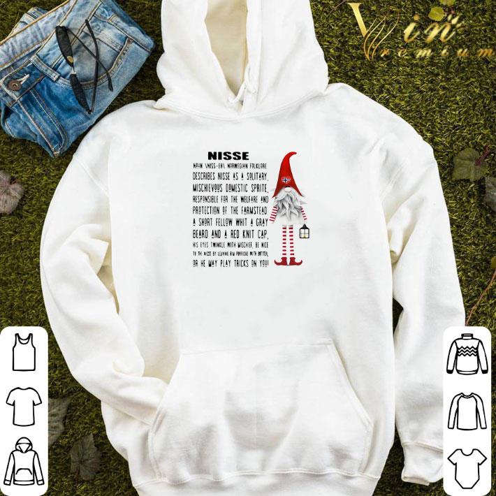 Gnome Nisse Noun Norwegian Folklore Describes Nisse As A Solitary shirt