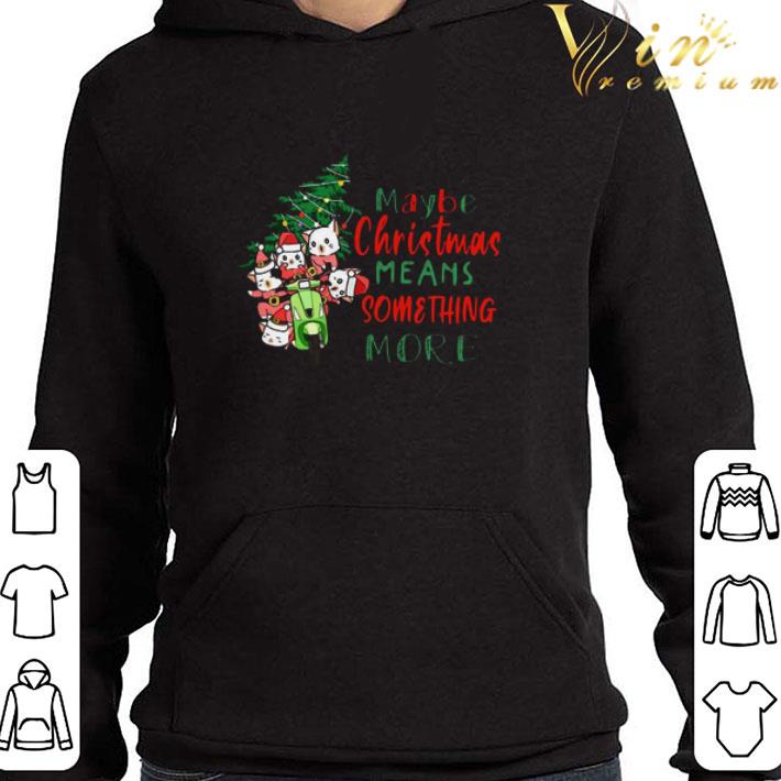 Cats Tree Maybe Christmas Means Something More Sweater shirt