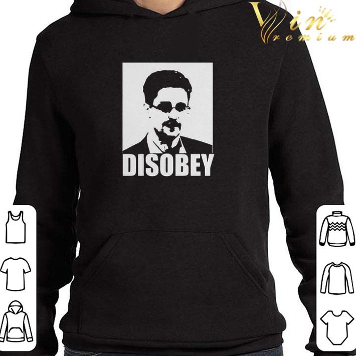 Edward Snowden Disobey shirt
