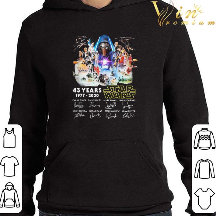 43 Years 1977 2020 Star Wars Signatures shirt