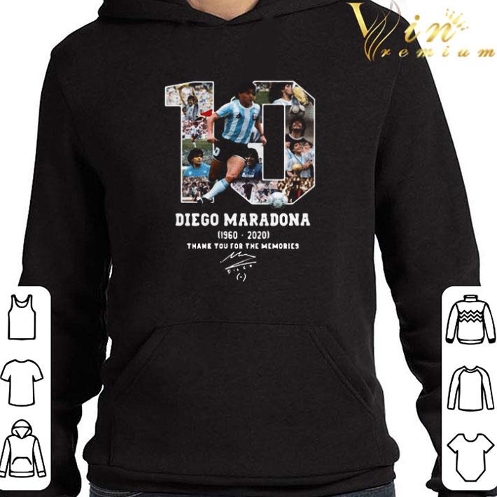 Diego Maradona Thank You For The Memories 1960-2020 shirt