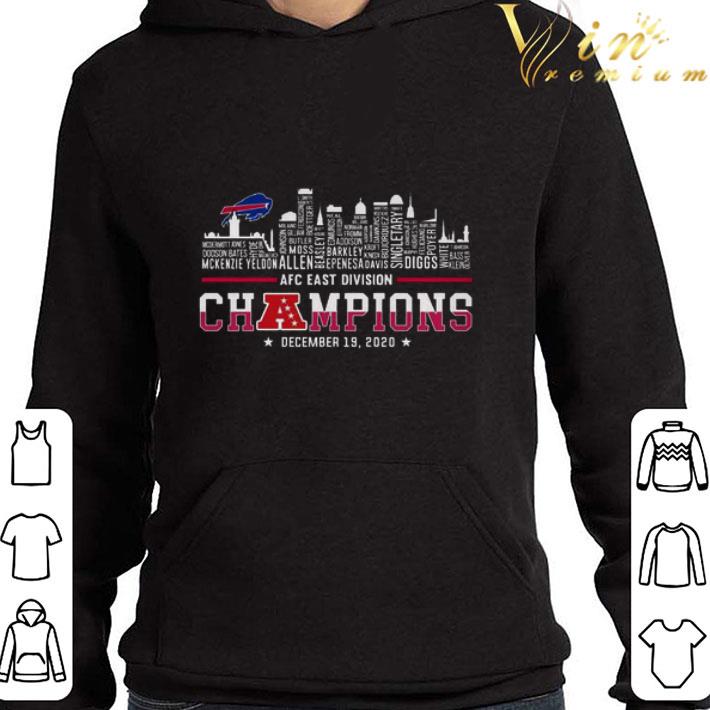 Buffalo Bills AFC East Division Champions 2020 Name Players shirt