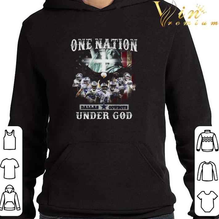 Team Dallas Cowboys One Nation Under God American Flag shirt