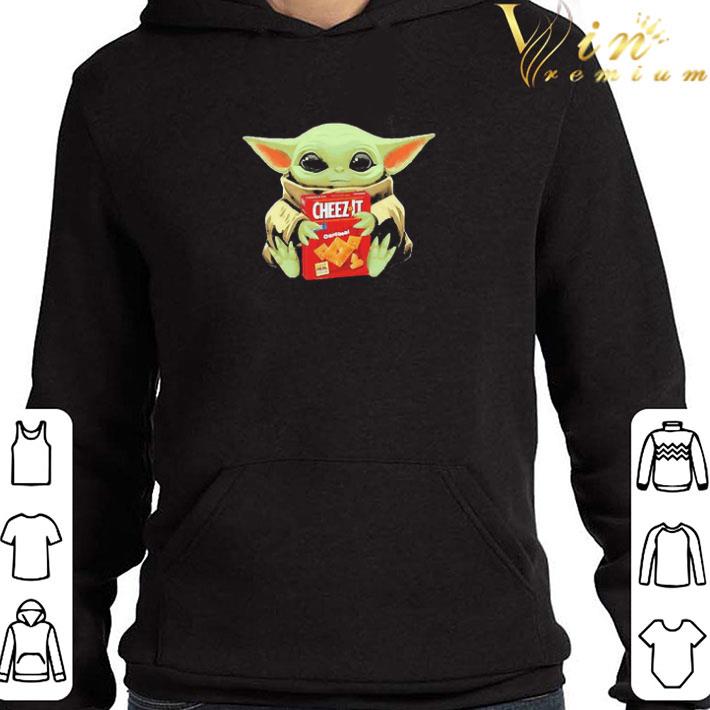 Happy Baby Yoda Hugs Cheez It Box shirt