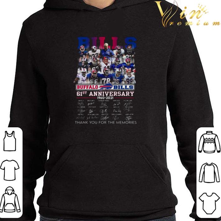 Buffalo Bills 61st anniversary 1960-2021 Signatures shirt