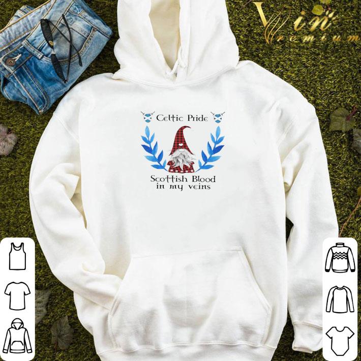 Gnomes Celtic Pride Scottish Blood In My Veins shirt