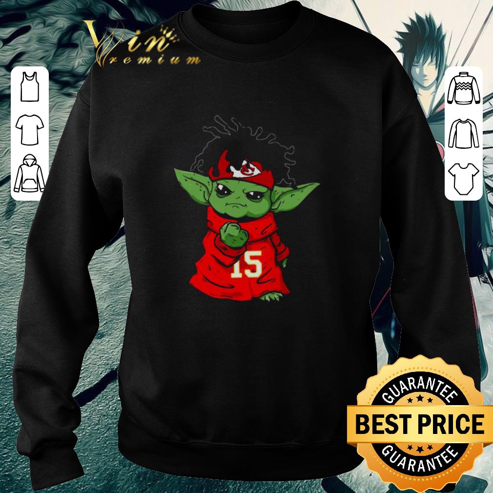 Baby Yoda Patrick Mahomes Kansas City Chiefs 15 shirt