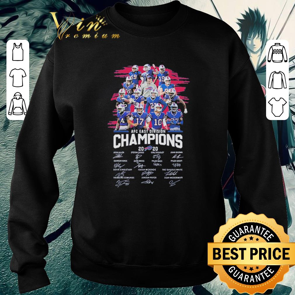 Buffalo Bills AFC east division Champions signatures shirt